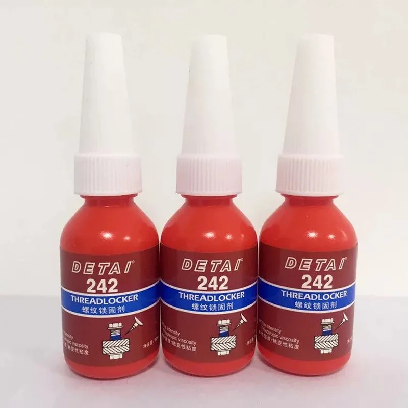 

1 Bottle 10ml Anti-pressure Blue 242 Glue Anaerobic Screw Lock Adhesive Wire Sealing Anti-corrosion Thread Anaerobic Glue