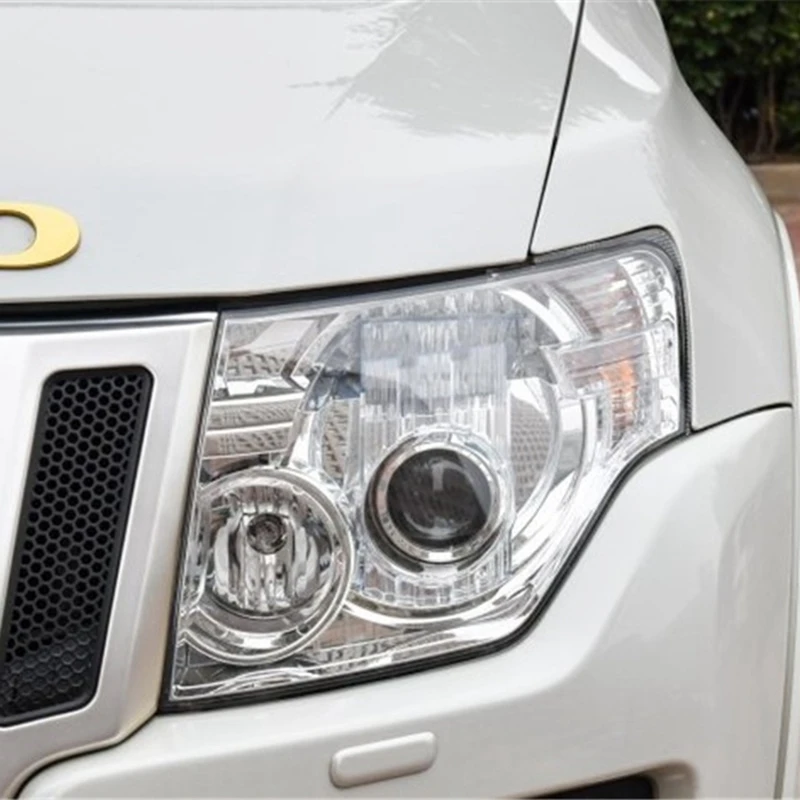 

Car Lamp Cover Cover Shell Transparent Lampshade Headlight Cover for Mitsubishi Pajero V87 V93 V97 2007-2018