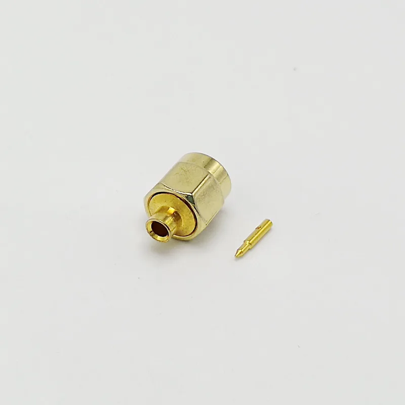 10 шт./лот SMA мужской разъем центр припоя Полужесткий RG405 50 1 5 &quot RF разъем|connector