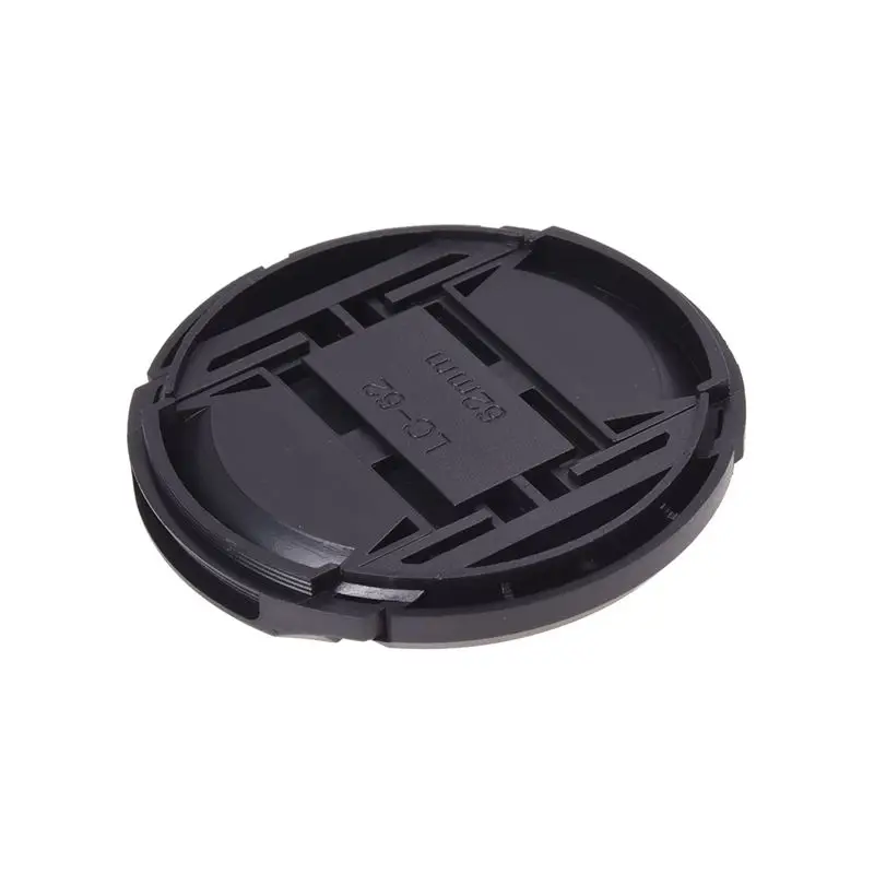 2 шт. 62 мм пластиковый зажим для передней крышки объектива черная крышка