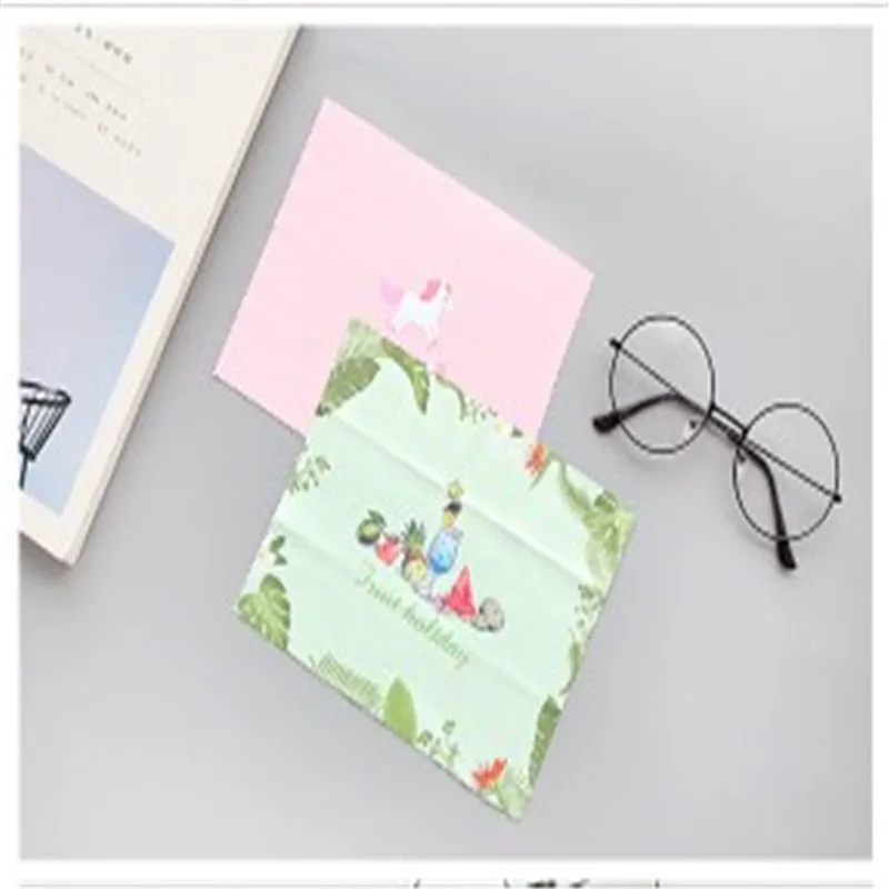 5 шт./лот новинка модная ткань из микрофибры для чистки очков линз телефона