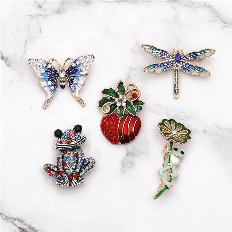 DoreenBeads модные броши на булавке для женщин ювелирные изделия в виде листа лотоса