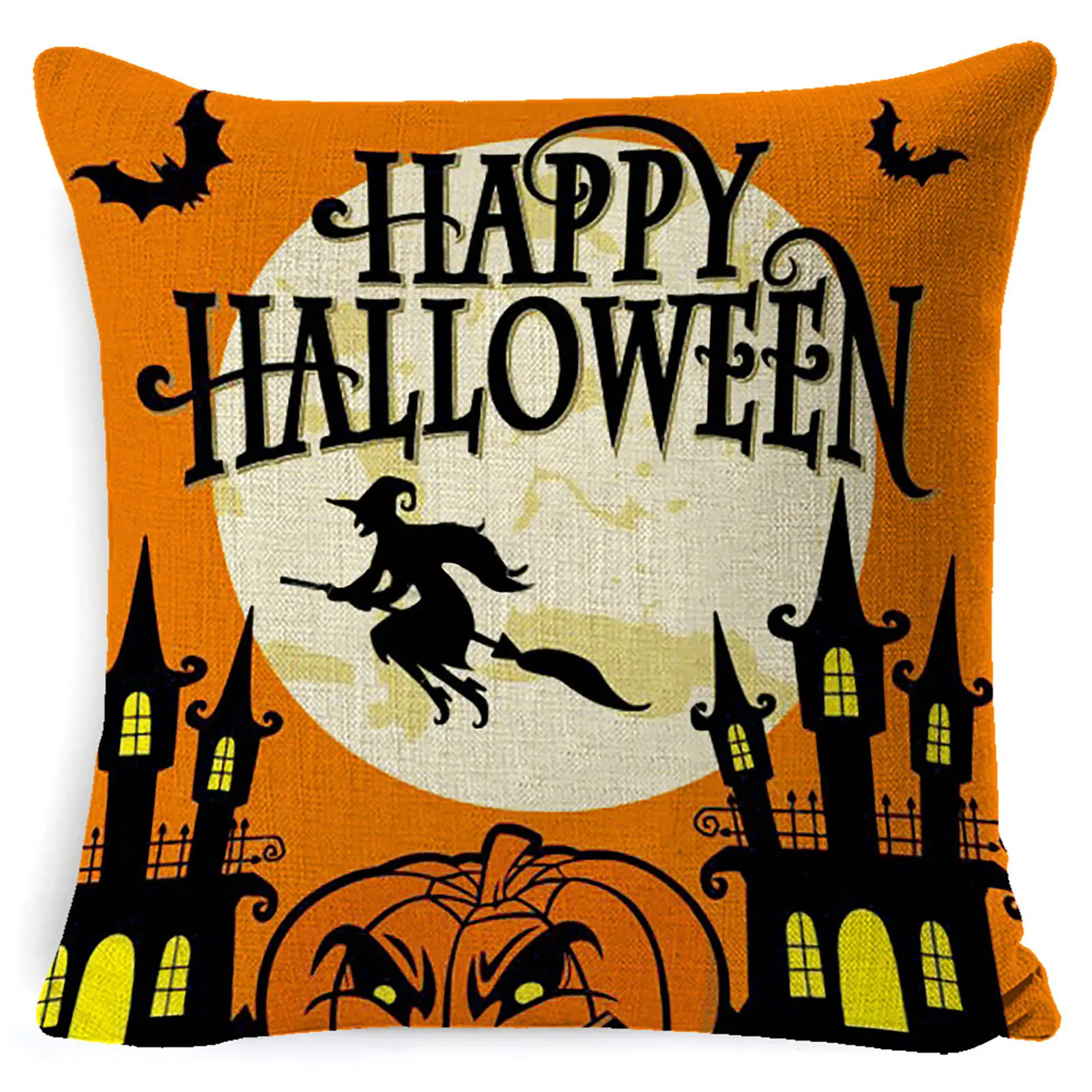 

2 шт. 45x45 см Современный простой чехол для подушки Хэллоуин домашний диван декоративный чехол для подушки Чехол для подушки 081204-35