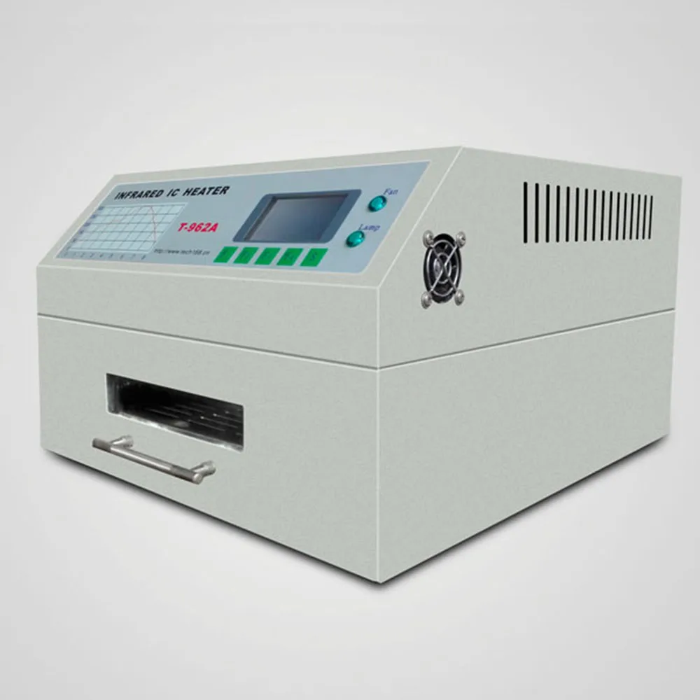 T 962A инфракрасный обогреватель T962A настольный печи оплавления BGA SMD SMT паяльная Sation