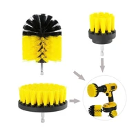 3pcs drill brush cleaner kit power scrubber for cleaning bathroom bathtub cleaning brushes scrub drill car cleaning tools