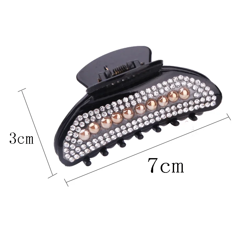 1 шт. большая заколка для волос элегантная полностью блестящая с кристаллами