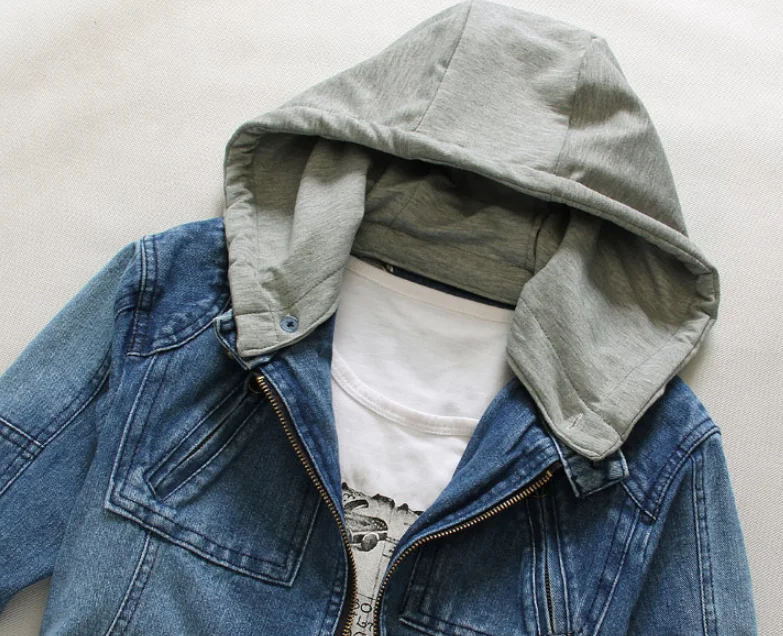 MJARTORIA джинсовая куртка для мужчин осенняя мода пальто мужская приталенная