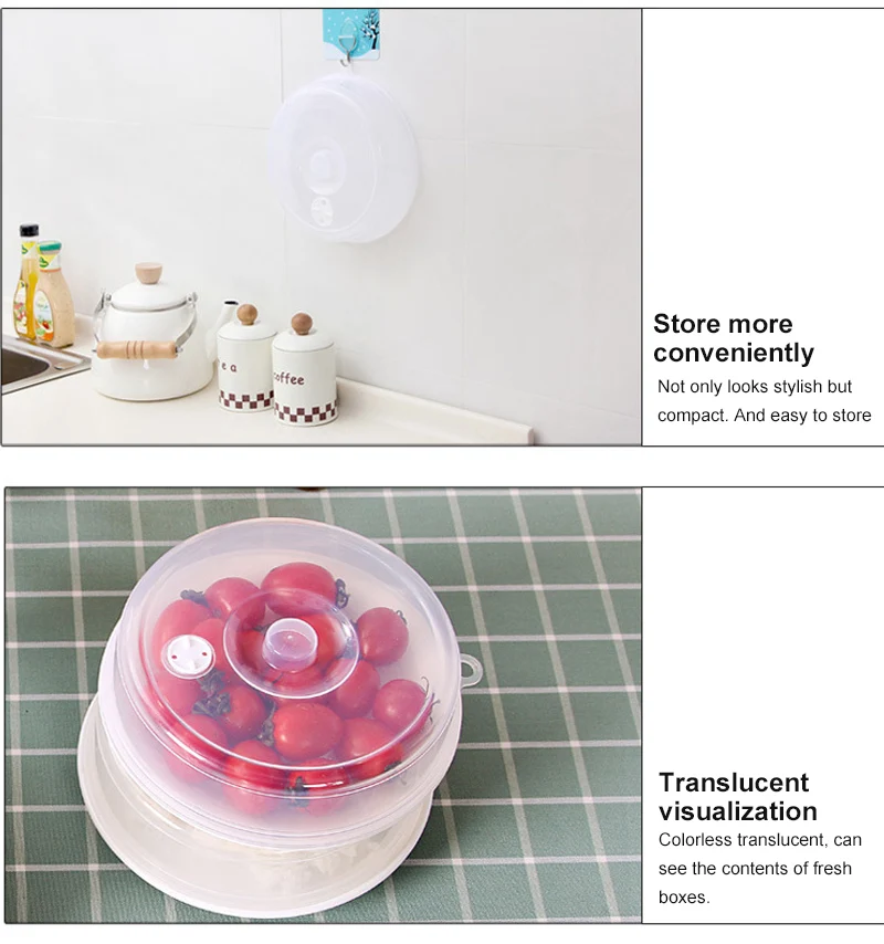 

Microwave Heating And Sealing Lid Can Be Superimposed On The Refrigerator Fresh-keeping Lid Plastic Bowl Lid Home Kitchen Tools