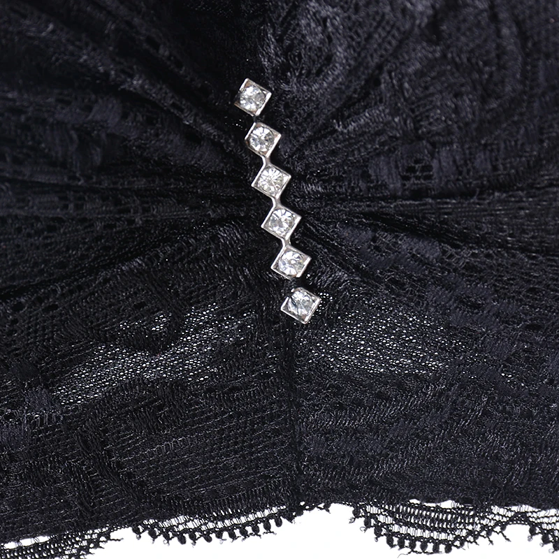 

2020 Sexy Women fashion lace thin cup push up bra big size D cup sexy women underwear brassiere gather bralette lingerie modis