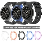 ТПУ чехол для xiaomi amazfit gtr 42 47 мм мягкий ТПУ защитный прозрачный тонкий чехол для часов
