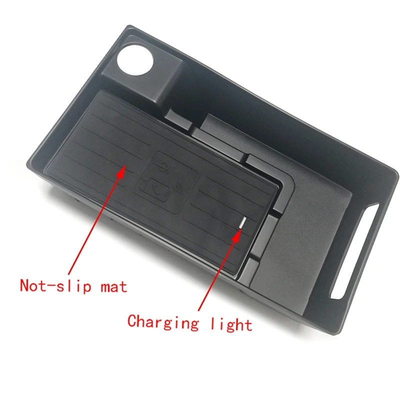 Автомобильное беспроводное зарядное устройство 10 Вт для телефона QI A4 B9 S4 A5 B8 2017 2018