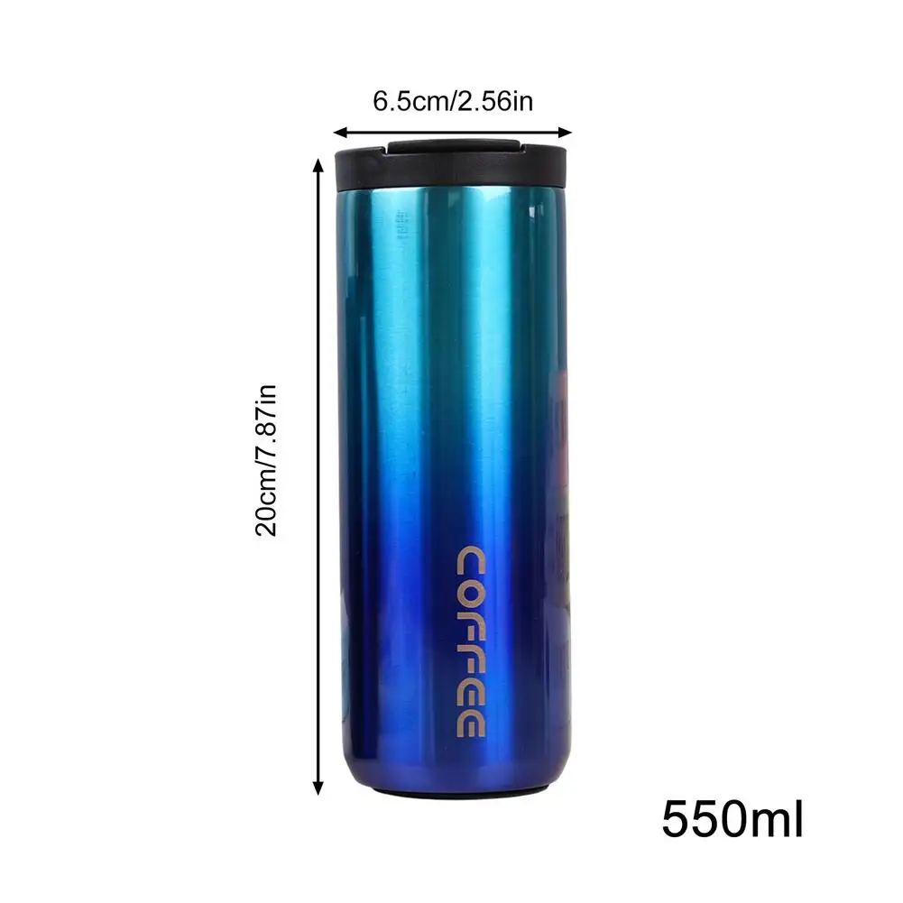 Термос для кофе многоразовая чашка с двойными стенками и защитой от протечек 400