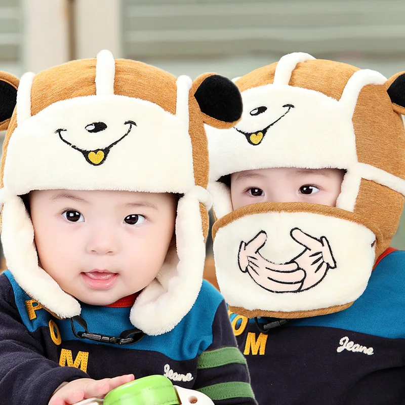 Зимняя шапка для девочек 2 шт. теплая шерстяная Шапка-бини вязаные шапки