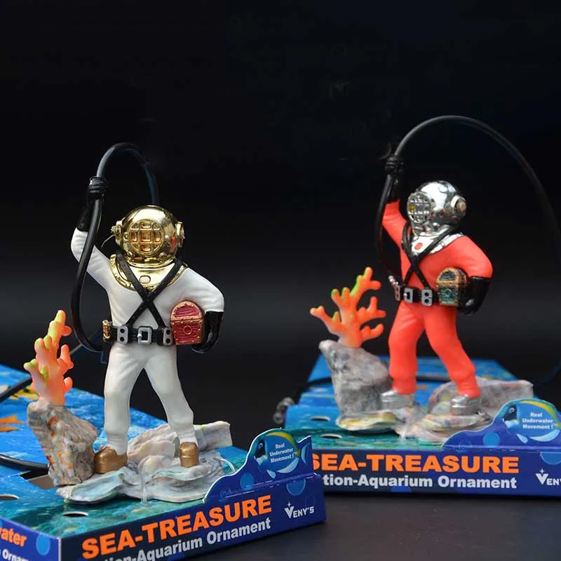 

Новая подводная лодка/астронавт/аквариумная декоративная игрушка кислородный насос воздушные пузырьки каменный воздушный насос