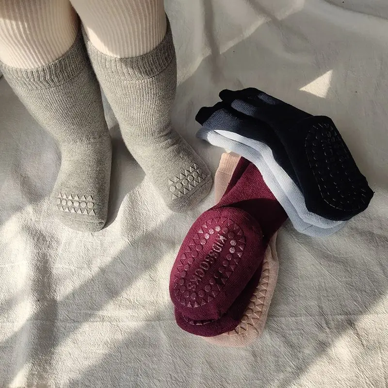 Носки детские мягкие однотонные на осень/зиму возраст 1-3 года | Детская одежда и