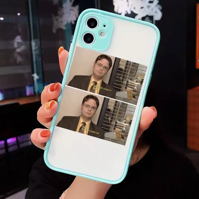 

The Office Phone Cases Matte For iPhone 12 Mini 11 Pro XR XS Max 7 8 Plus X Hard PC Back Cover