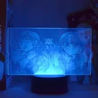 Аниме DARLING в FRANXX 02 яркие 3D изображение лампы удивительный светодиодный украшение стола ночник отаку Спальня манга Art друзей подарок