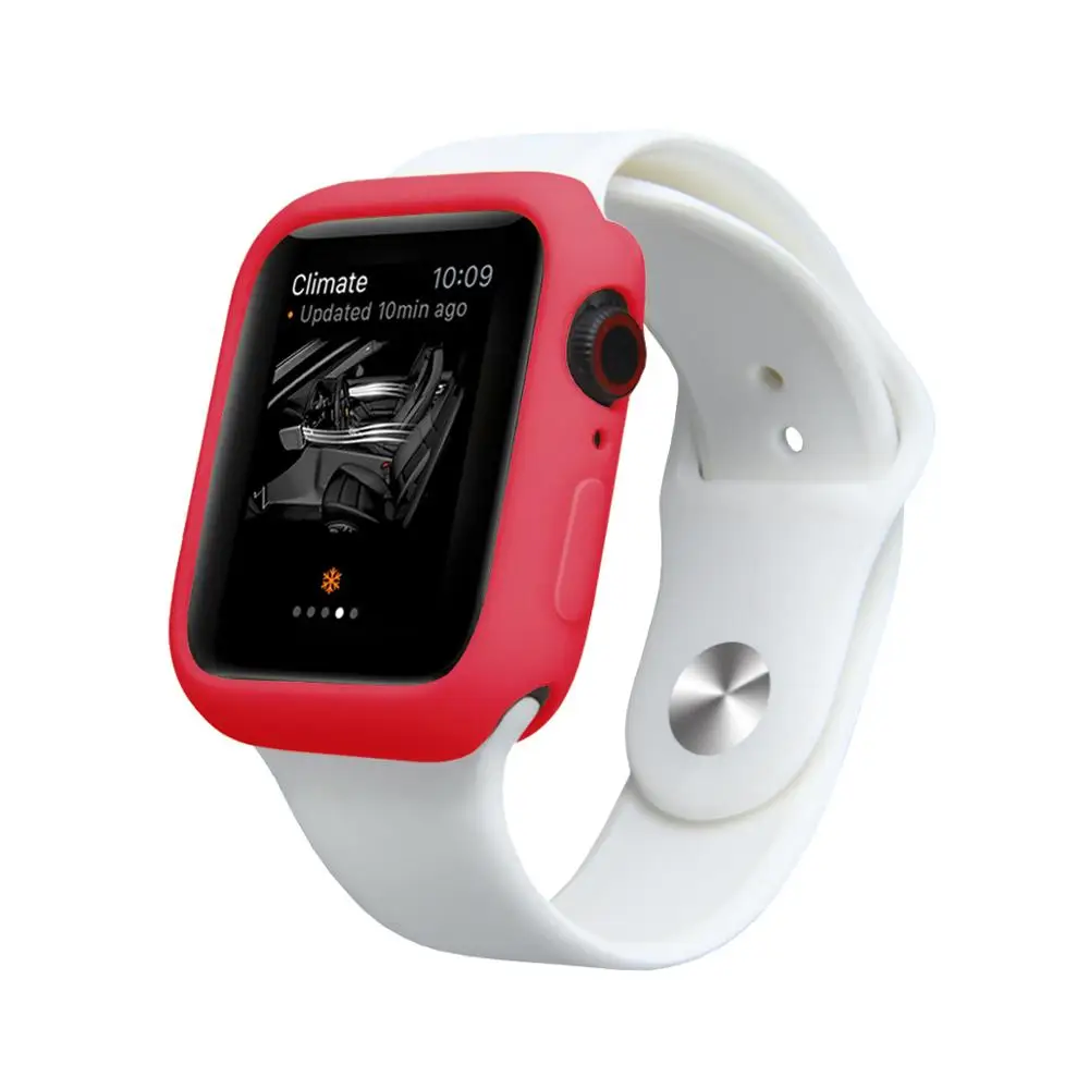 Чехол для часов Apple Watch 5/4/3/2/1 40 мм 44 цветной мягкий чехол pinkycolor iWatch Series 3 2 42 38 мм|Часы
