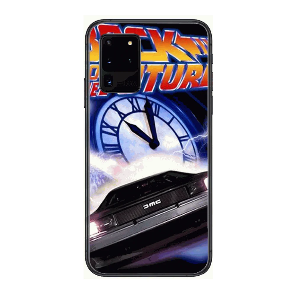 

Stylish back to the future mobile Phonecase Phone cover hull For SamSung Galaxy S 6 7 8 9 10 20 Plus Edge E 5G Lite Ultra black