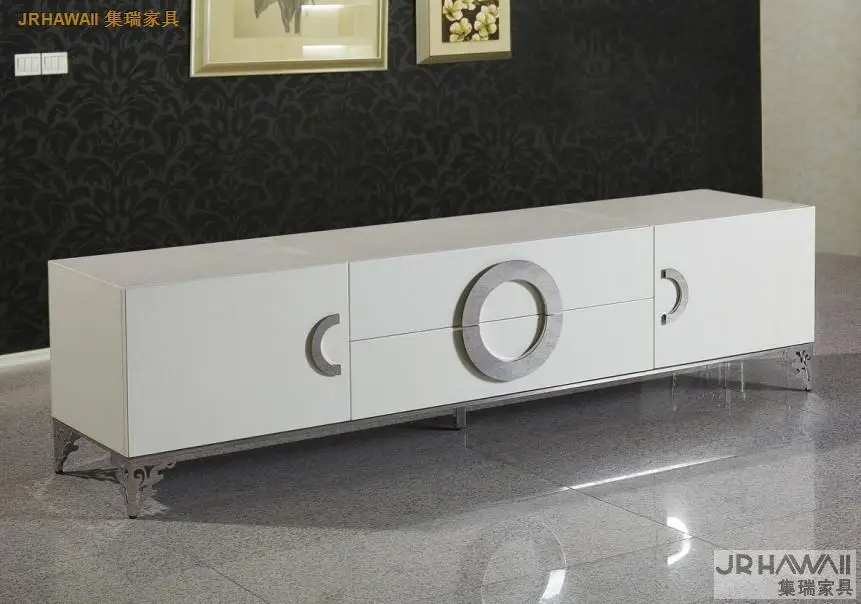 Мебель для гостиной дома подставки телевизора современный стиль кожаной