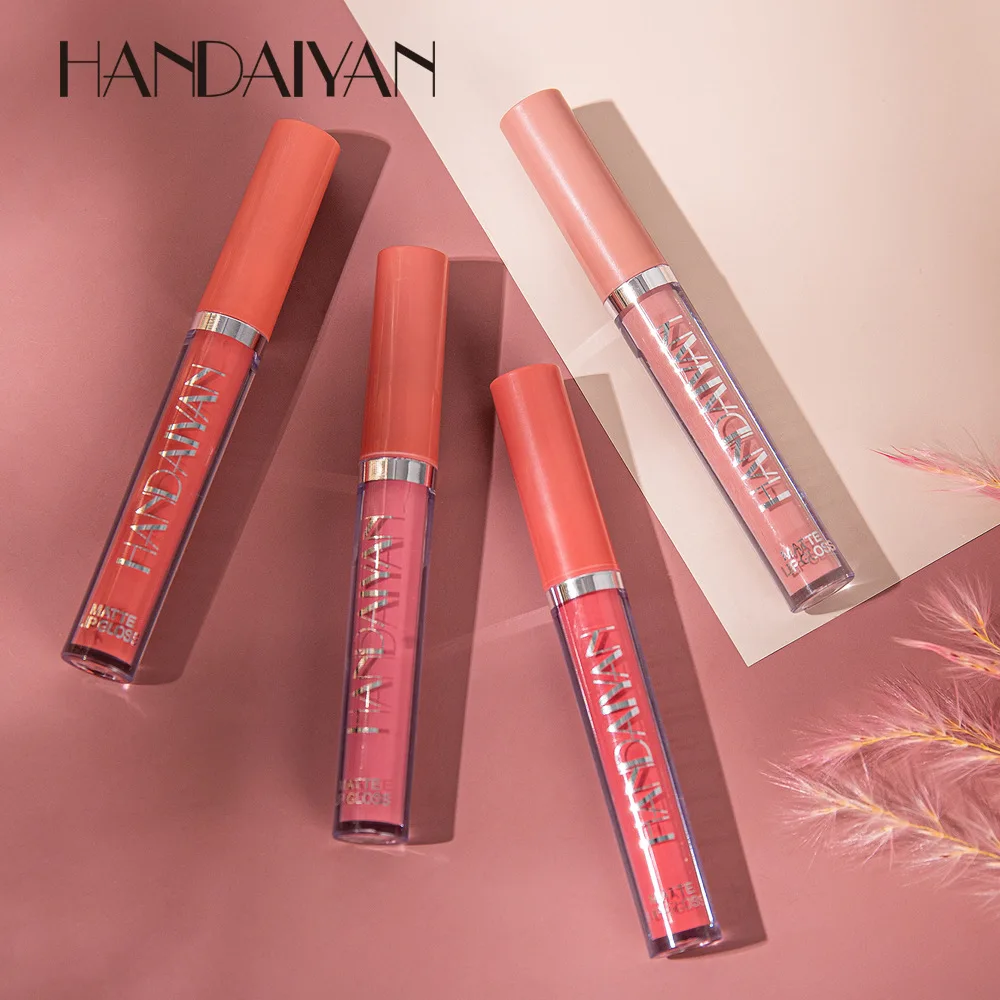 

Liquid Matte Lip Gloss Waterproof Lip Tint Long Lasting Lipgloss Lips Tattoo Plumper Lipstick 12 Colors Matte Makeup