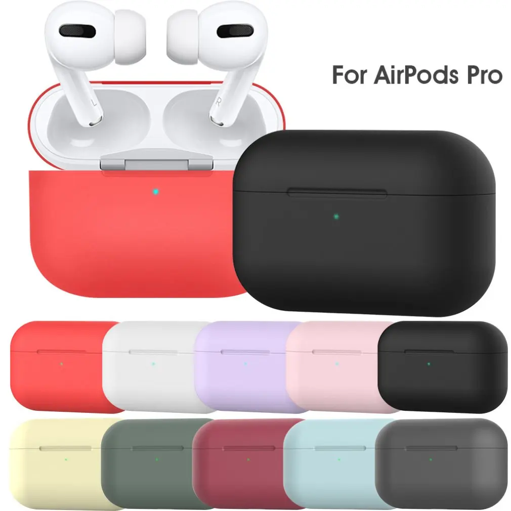 

Lovely Coloful Silicone Tpu Wireless Wireless Earphone Case For Airpods Pro Protective Cover Skin Accessorie