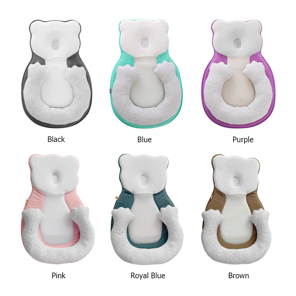 

Защитная Подушка для головы новорожденного, портативная детская подушка nti в рулоне, защитная подушка с эффектом памяти для обучения, защит...