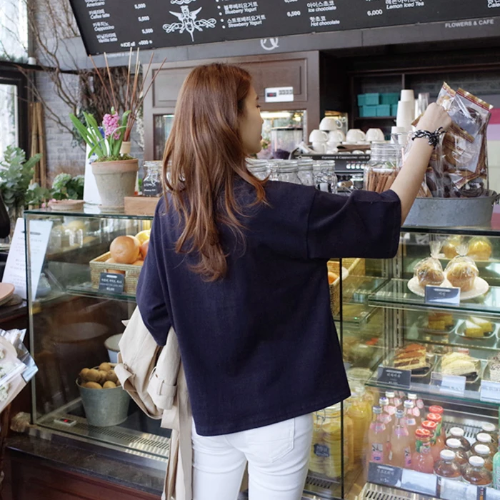 Белая женская футболка с коротким рукавом свободного покроя новинка 2019