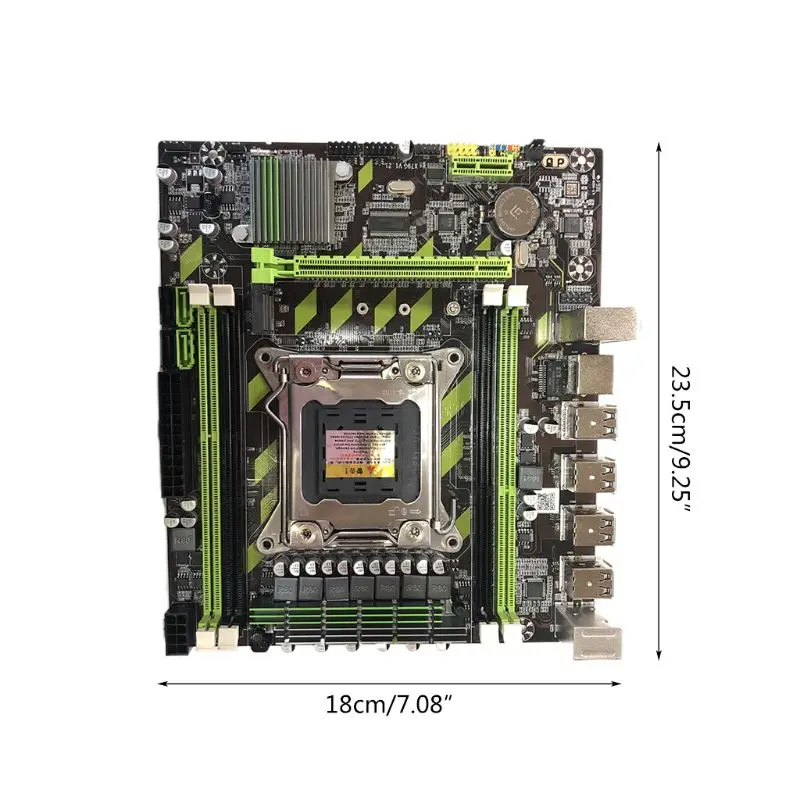 Материнская плата X79G Turbo LGA2011 материнская E5 2689 CPU 4x8G DDR3 ОЗУ PCI E NVME M.2 SSD память для In