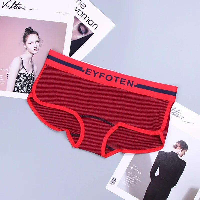 Женское нижнее белье хлопковые трусы боксеры с низкой талией сексуальные