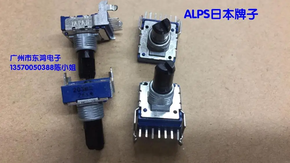 2 шт./лот импортный ALPS бренд RK14 потенциометр B20K вал Длинные нити 15 мм нить 7 рядами