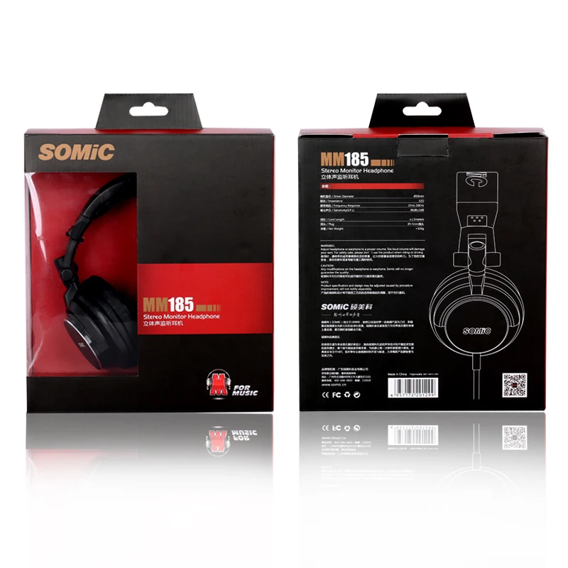 Наушники SOMiC MM185 Hi-Fi стерео монитор виртуальный объемный звук повязка на голову
