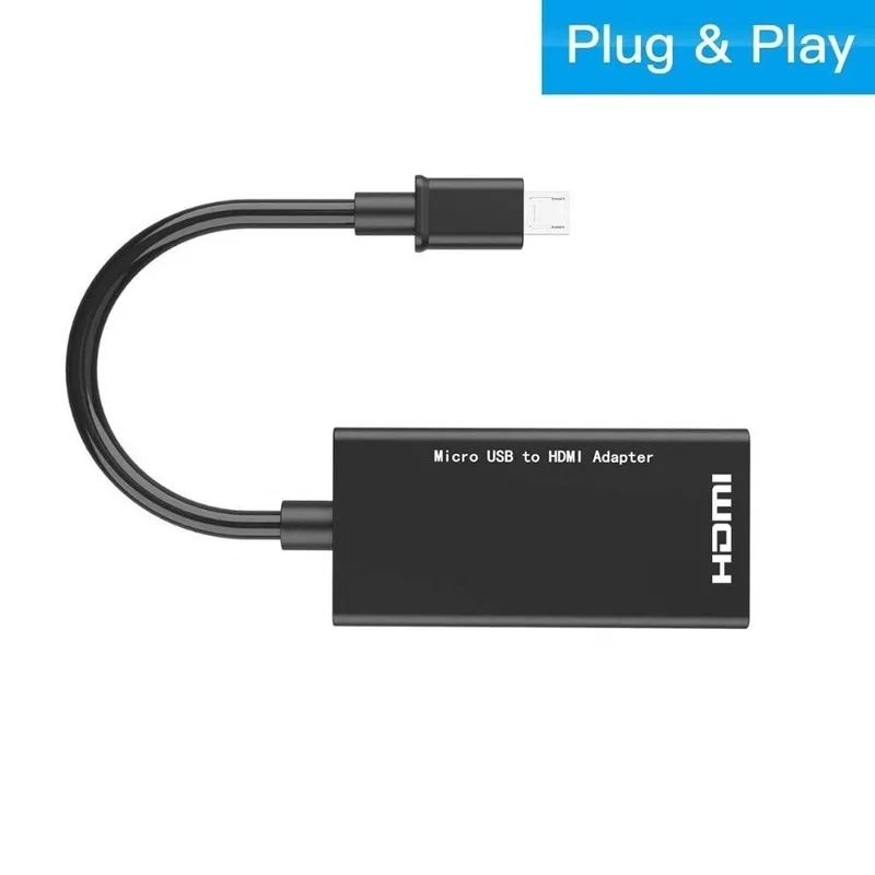 Для Type C & Micro USB к HDMI 1080P HD аудио видео кабель для HDTV конвертер адаптеры Samsung Huawei Android