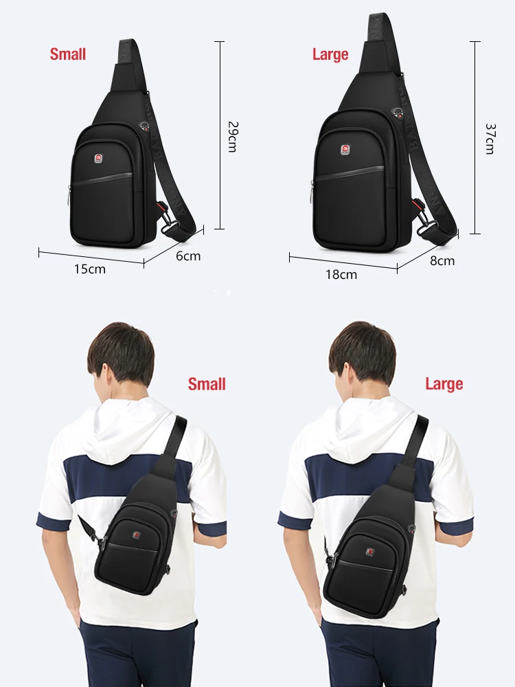 Повседневная сумка мессенджер BALANG для мужчин модная нагрудная Сумочка слинг