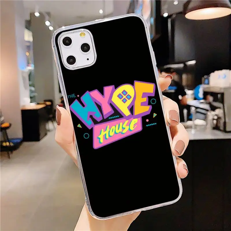 

Hype House fashion Phone Case Transparent soft For iphone 5 5s 5c se 6 6s 7 8 11 12 plus mini x xs xr pro max