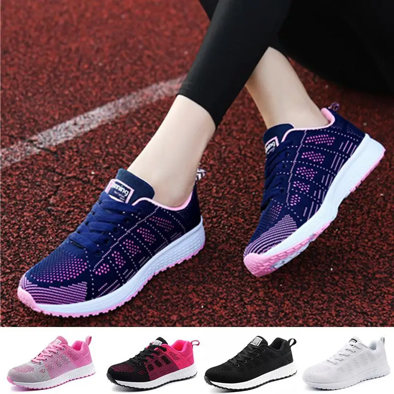 

Plus Size Summer Breathable Woman Shoes Running Shoes Men Sneakers Womens Sports Ladies Sport Shoes Women Blue Jogging GMB-0537
