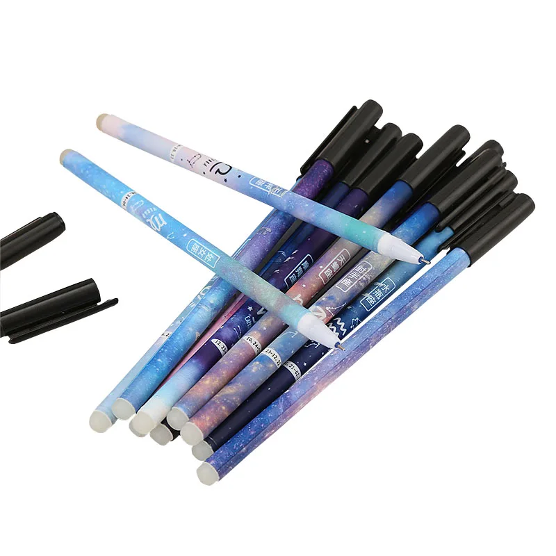 Стираемая гелевая ручка 6 шт./лот двенадцать созвездий стираемая с синими