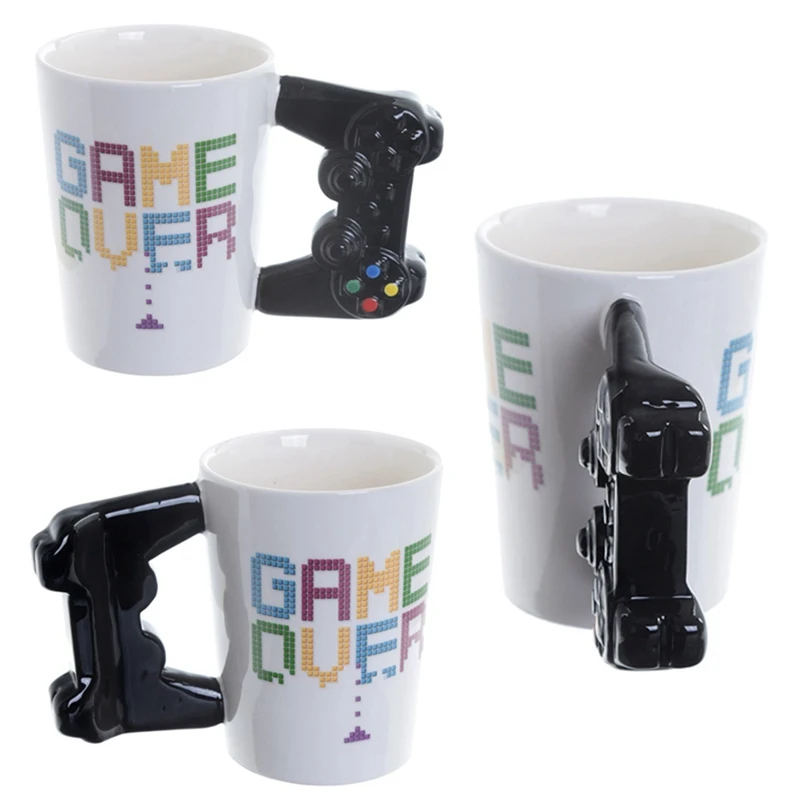 Кружка кофейная креативная с игровым контроллером кружка ручкой керамическая