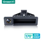 Камера заднего вида GreenYi, 170 , HD, 1080P, для BMW E82, E88, E84, E90, E91, E92, E93, E60, E61, 3, 5, X5, X6 Ночное видение Реверсивный 4-контактный разъем для парковки автомобиля AHD