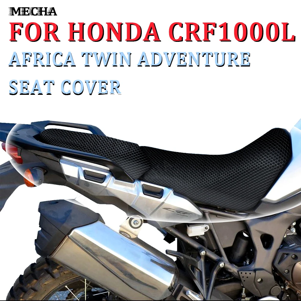 

For HONDA CRF1000L AFRICA TWIN ADVENTURE Breathable Seat Cover motorcycle Nylon Fabric Saddle Protecting Cushion Seat Cover