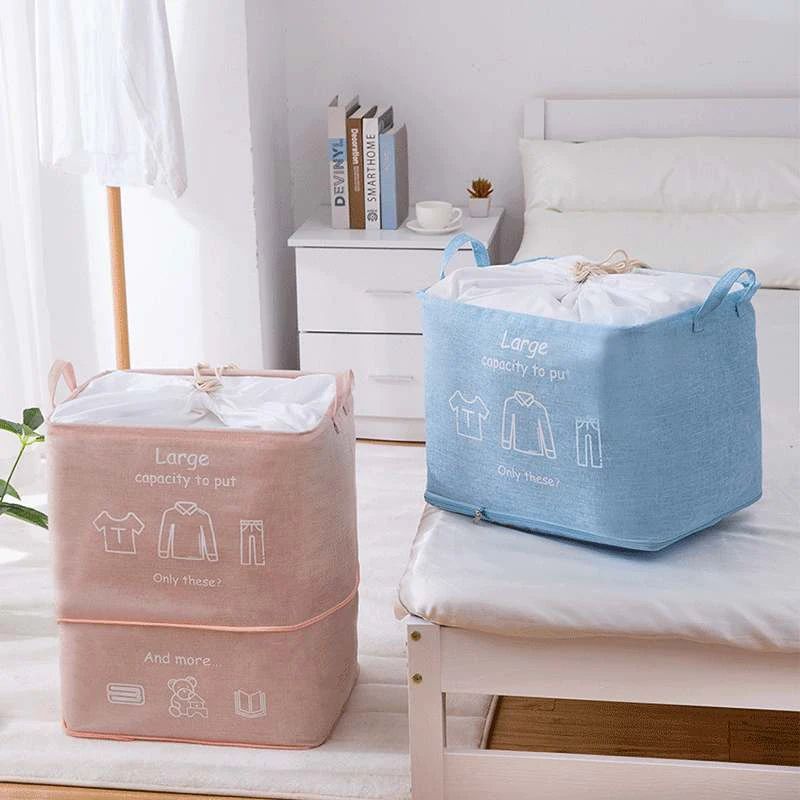 Складная корзина для грязной одежды Большая вместительная сумка хранения