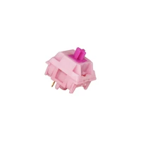 boba gum pink silent linear bobagum rgb for mechanical keyboard custom switch 5pin 52g 62g 68g bottom