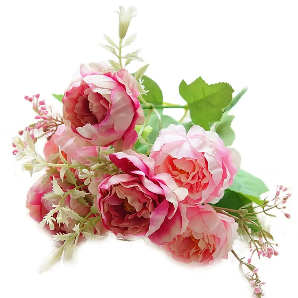 Искусственный цветок пион 1 шт. домашний сад для невесты свадьбы вечеринки сделай