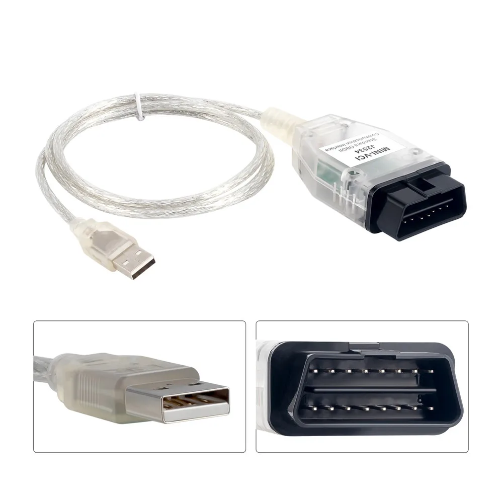 V13.00.022 мини VCI интерфейс для TOYOTA TIS Techstream FTDI FT232RL/FT232RQ MINI-VCI J2534 OBD2 интерфейс