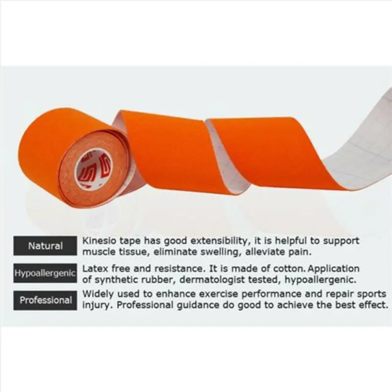 5 м * см кинезиологическая лента Атлетическая поддержка мышц Спортивная