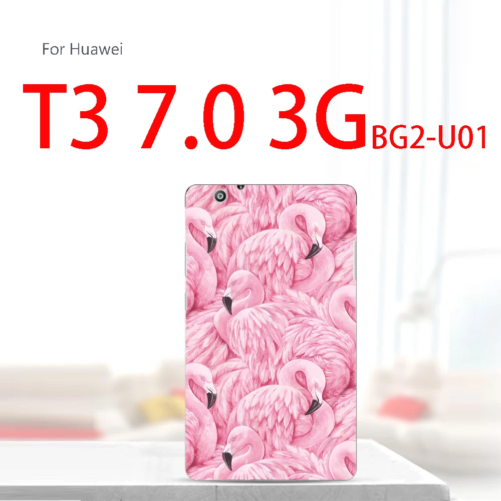 Разноцветный планшет чехол для huawei MediaPad T3 7,0 3g версия BG2-U01 7 дюймов ультра тонкий мягкий силиконовый чехол на заказ Diy - Цвет: G8 fen niao