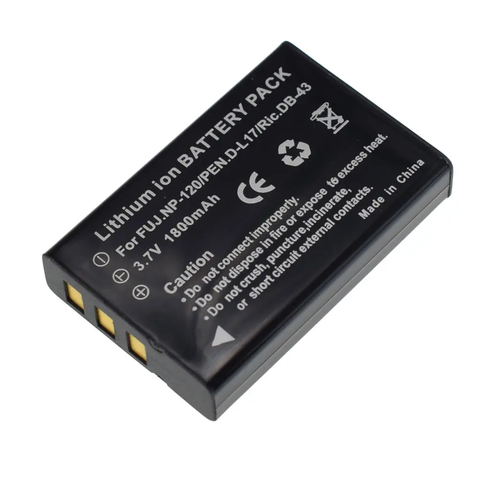 2x NP-120 NP120 FNP120 DL17 D-Li7 DB-43 BP-1500s Батарея + AC настенное Зарядное устройство