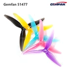 Gemfan ураган 51477 5.1X4.77X3 с 3-мя лезвиями PC Пропеллер для RC FPV Racing Фристайл 5 дюймов 5,1 дюймов 4S 6S RC дроны 2206 2306 2407