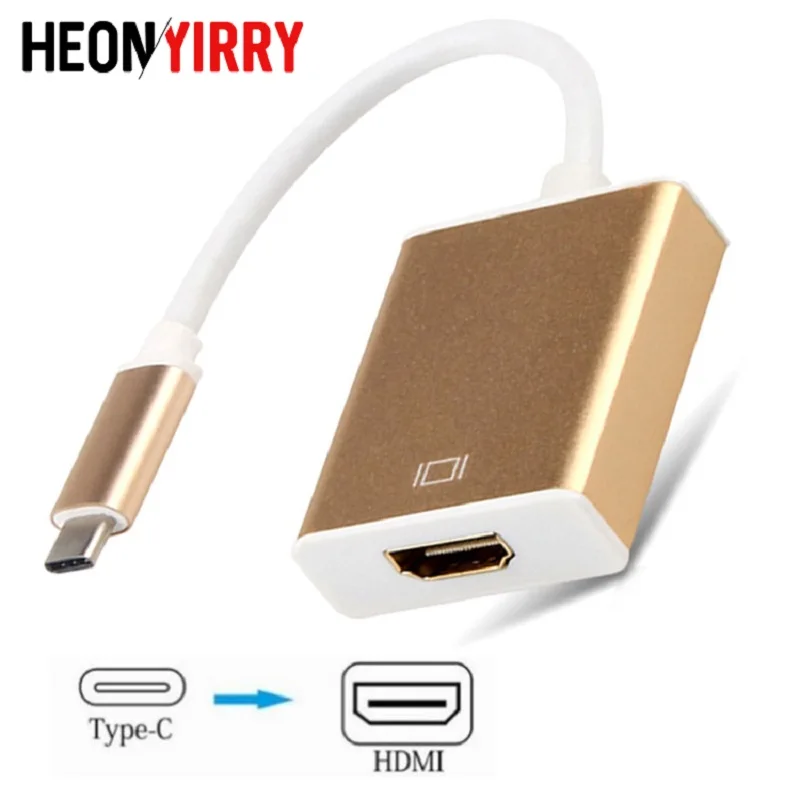 Адаптер Type C HDMI USB 3 1 (USB C) адаптер переходник Male Female для MacBook2016/Huawei Matebook/Smasung S8|Кабели