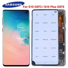 Оригинальный ЖК-дисплей S10 для SAMSUNG Galaxy S10 G973F G973 экран s10 Plus G975 G975F ЖК-дисплей сенсорный экран дигитайзер с мертвыми пикселями